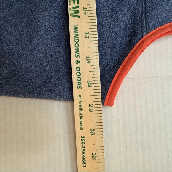 Columbia PFG Fleece Vest | Dusty Blue with Coral Pink Trim Warm - Picture 6 of 6